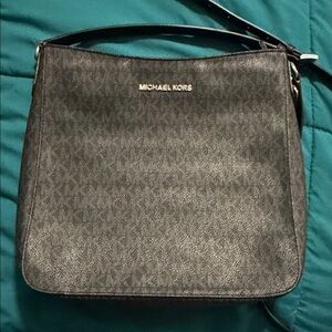Michael Kors Charcoal Monogram Men's Bag
